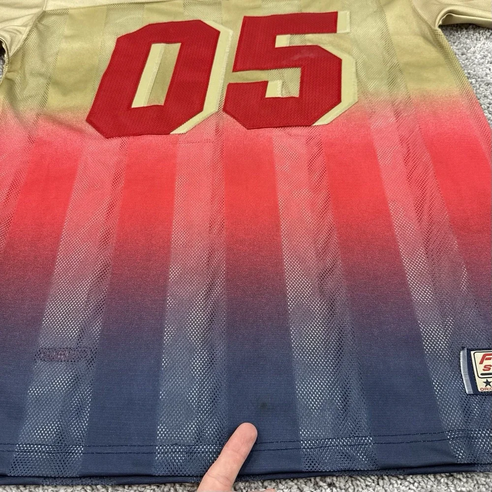 VTG 90s FUBU 05 Jersey Men's L Classic Edition Ombré Champions League Streetwear
